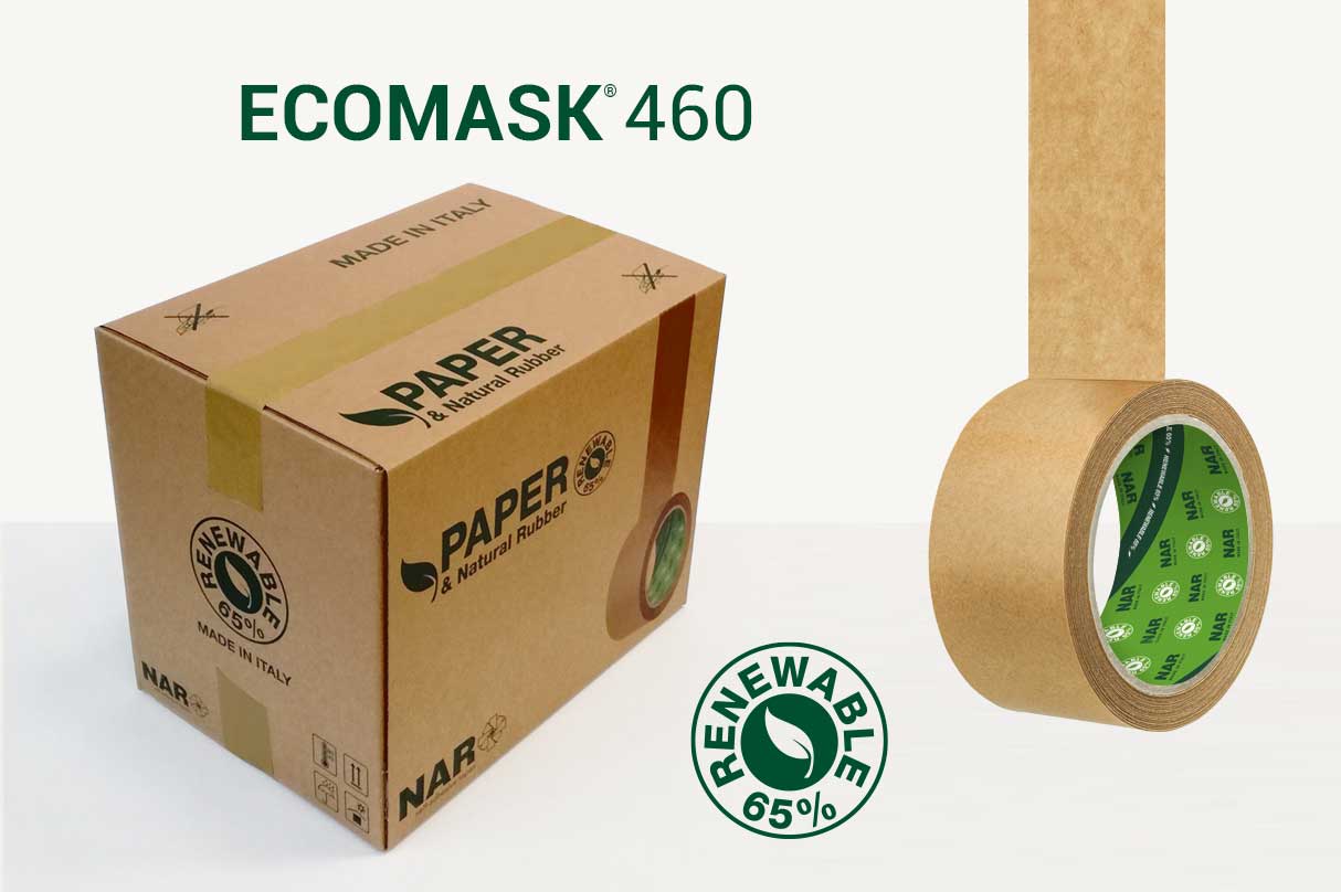 ECOMASK® 460 – THE ORIGINAL PAPER PACKAGING TAPE